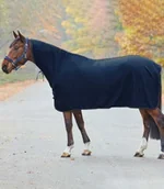 Derki dla konia - Waldhausen Derka polarowa ECONOMIC z kołnierzem - Kantrie - marine - miniaturka - grafika 1