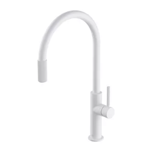 Omnires Switch Bateria kuchenna wysoka z filtrem biały mat SW9057-FD1WM - Baterie kuchenne - miniaturka - grafika 1