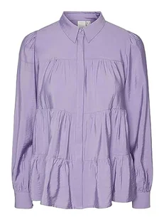 YAS Damska bluzka Yaspala Ls Shirt S. Noos, Bougainvillea, XS - Bluzki damskie - miniaturka - grafika 1