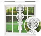 Firany - Firana Panel Ażurowy Łapacz Snów Ażur Makrama - miniaturka - grafika 1