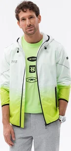 Kurtka męska Ombre V4 OM-JANP-0104 biała r. XL - Kurtki męskie - miniaturka - grafika 1