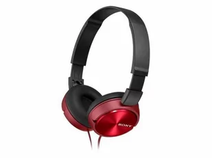 Sony MDR-ZX310 czerwone - Słuchawki - miniaturka - grafika 1