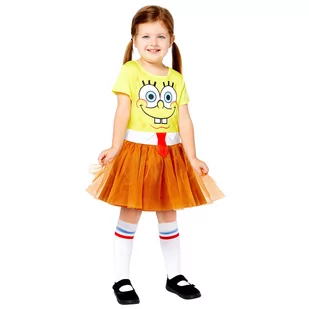 Strój, Kostium przebranie Spongebob dla dziewczynki 10-12 lat - Balony i akcesoria - miniaturka - grafika 1