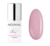 Lakiery hybrydowe - NeoNail MODELING BASE CALCIUM - Kolorowa baza hybrydowa - 7,2 ml - 8623-7 LUMINOUS PINK - miniaturka - grafika 1