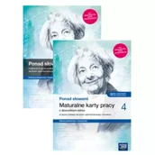 Podręczniki do technikum - Pakiet Ponad słowami 4. Podręcznik i Maturalne karty pracy z dziennikiem lektur do języka polskiego dla liceum ogólnokształcącego i technikum. Zakres podstawy i rozszerzony - miniaturka - grafika 1