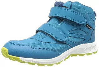 Buty dla chłopców - Jack Wolfskin Dzieci uniseks WOODLAND TEXAPORE MID VC K buty do chodzenia, scuba, 33 EU - grafika 1