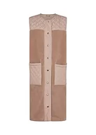 Kamizelki damskie - SOYACONCEPT Kamizelka damska, Stucco Brown, XXL - miniaturka - grafika 1
