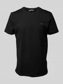 Koszulki męskie - T-shirt z detalem z logo - miniaturka - grafika 1