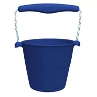 Zabawki do piasku - Scrunch Składane wiaderko do wody i piasku Bucket - Granatowy - miniaturka - grafika 1