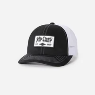 Czapki męskie - Męska Czapka z daszkiem RIP CURL QUALITY PRODUCTS TRUCKER 1DKMHE_90 – Czarny - miniaturka - grafika 1
