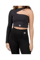 Bluzki damskie - Koszulka damska Adidas Cropped top bawełniany sportowy-M - miniaturka - grafika 1