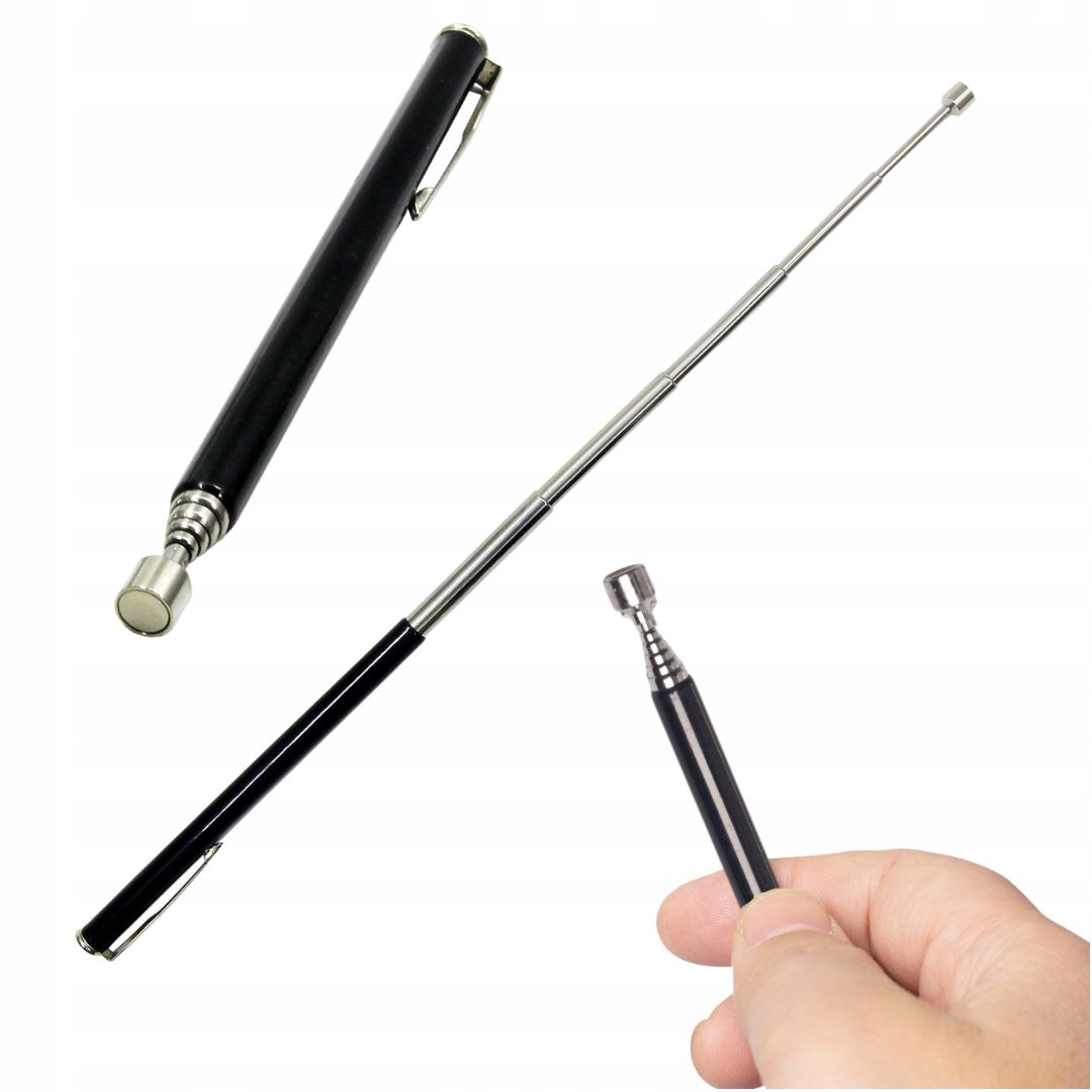 Chwytak Magnetyczny Teleskopowy 63CM Manipulator Długopis Z Magnesem Długi