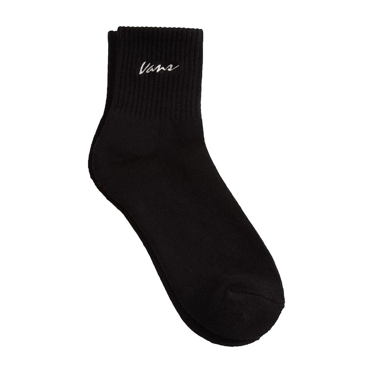 Skarpety Unisex VANS Classic Script Half Crew Black (1 para) VN000QBJBLK1 L