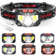 Latarki - Latarka Czołowa Czołówka Na Głowę sterowana Ręką - miniaturka - grafika 1