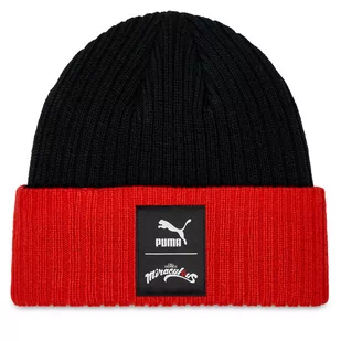 Czapka Puma PUMA x Miraculous Beanie 024796 01 Puma Black-Aop - Czapki dla dzieci - miniaturka - grafika 1
