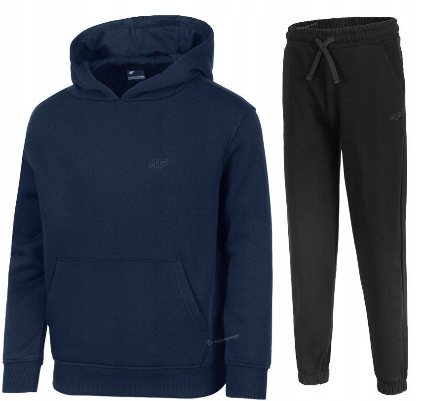 4F OCIEPLANY DZIEWCZÄCY DRES KOMPLET BLUZA SPODNIE / rozm 158