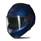 Kaski motocyklowe - Kask Szczękowy Nolan N120-1 Matowy NiebieskiS - miniaturka - grafika 1