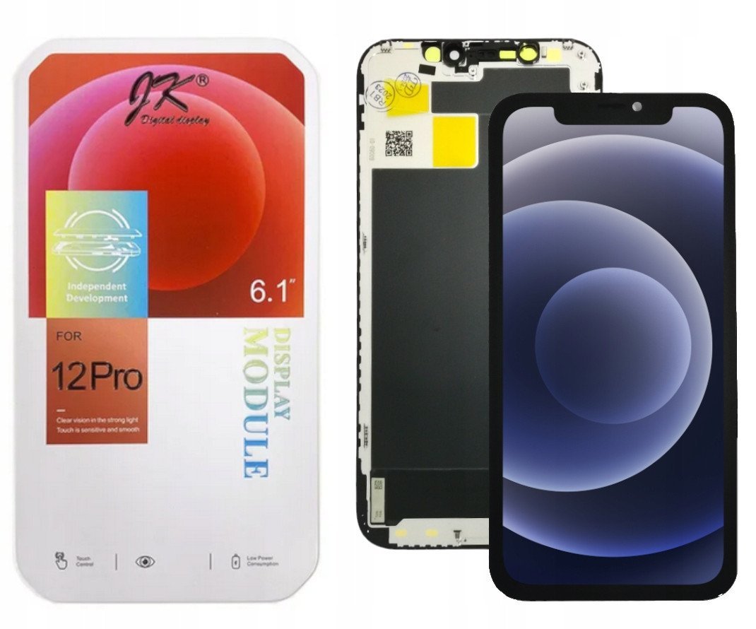WYŚWIETLACZ EKRAN LCD DO APPLE IPHONE 12 / 12 PRO JK INCELL WYMIENNY CHIP