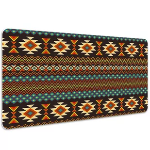 Mata z nadrukiem na biurko Etniczne wzory 100x50 cm, Dywanomat - Podkładki na biurko - miniaturka - grafika 1