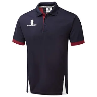 Surridge Sports Męska koszulka polo Blade Granatowy/kasztanowy/biały L - Koszulki męskie - miniaturka - grafika 1