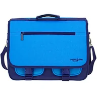 Plecaki - Grafoplás Plecak Plecak na messenger, 37,5 x 28 x 13,5 cm, niebieski, 37.5 x 28 x 13.5 cm, Wieloliniowy - miniaturka - grafika 1