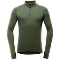 Bielizna sportowa męska - Golf męski Devold Expedition Man Zip Neck Rozmiar: XL / Kolor: zielony - miniaturka - grafika 1