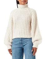 Bluzy damskie - Wrangler Damska bluza z długim rękawem, Worn White, M - miniaturka - grafika 1