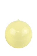 Świece - NoName Świeca klasyczna kula żółta ś10cm uniwersalny - miniaturka - grafika 1