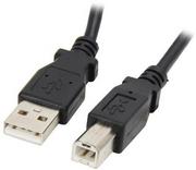 Kable USB - USB kabel A-B czarny - miniaturka - grafika 1