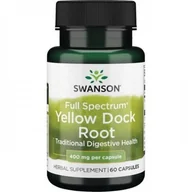 Suplementy naturalne - SWANSON Full Spectrum Yellow Dock Root (Szczaw kędzierzawy) 400mg 60 kaps. S748 - miniaturka - grafika 1