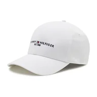 Czapki męskie - Czapka z daszkiem Tommy Hilfiger Th Established Cap AM0AM07352 Biały - miniaturka - grafika 1