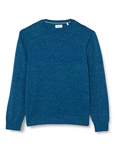 s.Oliver Big Size Sweter męski, niebiesko-zielony, 5XL, Niebieski zielony, 5XL - Swetry męskie - miniaturka - grafika 1