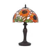 Lampy stojące - Lampa stołowa wyjątkowym, witrażowym kloszem K-G12814 z serii SUNFLOWER - miniaturka - grafika 1