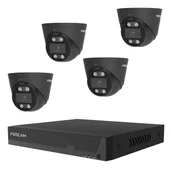 Zestawy do monitoringu - Foscam FN9108E-T4-2T BLACK zestaw do monitoringu wideo Przewodowa 8 kan. - miniaturka - grafika 1