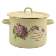 Kieliszki - Eu-Garnek Emaliowany Viola  4,5L / 20Cm - miniaturka - grafika 1