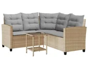 Meble ogrodowe - Zestaw wypoczynkowy beżowo-szary G3-N31 - miniaturka - grafika 1