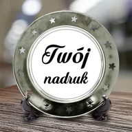 Talerze - Metalowy talerz Ø 15 cm z Twoim nadrukiem - miniaturka - grafika 1