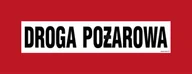 Systemy ekspozycyjne i znaki informacyjne - BC104 DROGA POŻAROWA, TS - PŁYTA TD FOTOLUMINESCENCYJNA; (360X140MM) - miniaturka - grafika 1