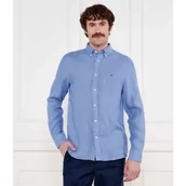 Koszule męskie - Tommy Hilfiger Lniana koszula PIGMENT DYED | Regular Fit - miniaturka - grafika 1