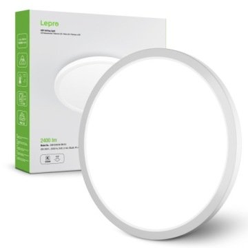 Lampa Sufitowa Plafon Led do Łazienki 24W 2400LM 29.3x2.6cm Panel IP44