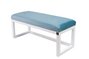 Ławka Na Buty Lpg-2 75 cm Emrawood Drewno Lite, kolor Biały Siedzisko Gładkie, kolor Niebieski - Ławki do przedpokoju Ławka Na Buty Lpg-2 75 cm Emrawood Drewno Lite, kolor Biały Siedzisko Gładkie, kolor Niebieski - Ławki do przedpokoju - miniaturka - grafika 1