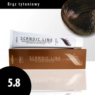 SCANDIC Line Profis lastrada farba do włosów 100ml 5.8 - Farby do włosów i szampony koloryzujące - miniaturka - grafika 1