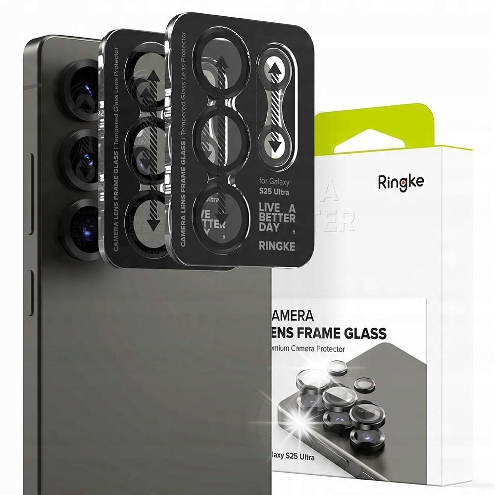 RINGKE SZKŁO NAKŁADKA OSŁONA NA APARAT DO GALAXY S25 ULTRA + APLIKATOR