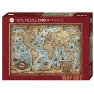 Puzzle - Heye Świat węzły puzzle 2000 elementów - Księgarnie ArtTarvel: KRAKÓW - ŁÓDŹ - POZNAŃ - WARSZAWA - miniaturka - grafika 1