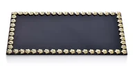 Obrusy i serwetki - Mondex ELIA BLACK Podstawka art. dekoracyjny   32x16xh1cm - miniaturka - grafika 1