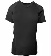 Koszulki sportowe damskie - GOLF V-dekolt T-shirt z krótkim rękawem - damski .XL .czarny - miniaturka - grafika 1