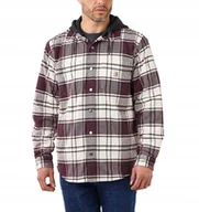 Koszule męskie - Koszula Kurtka Carhartt Rugged Flex Flannel Fleece Lined - miniaturka - grafika 1
