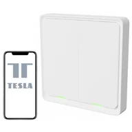 Systemy inteligentnych domów - Przełącznik zasilania Tesla Smart Switch Dual ZigBee (TSL-SWI-ZIGBEE2) - miniaturka - grafika 1