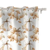 Zasłony - Zasłona AUTUMN wzór AT40 | karmelowe dynie 150 x 160 cm tkanina standard - miniaturka - grafika 1