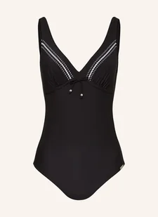 Charmline Strój Kąpielowy Modelujący Ribbon Play schwarz - Moda i Uroda OUTLET - miniaturka - grafika 1